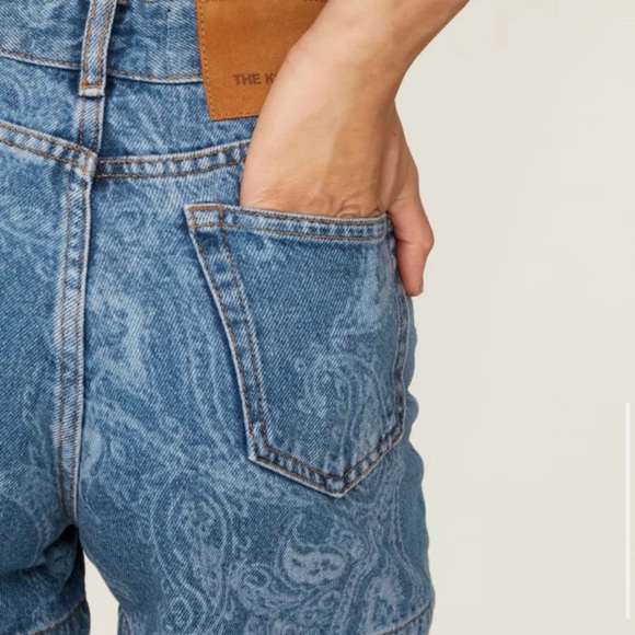 The Kooples Paisley Denim Shorts, Size 1. Excellent condition! - Picture 4 of 11